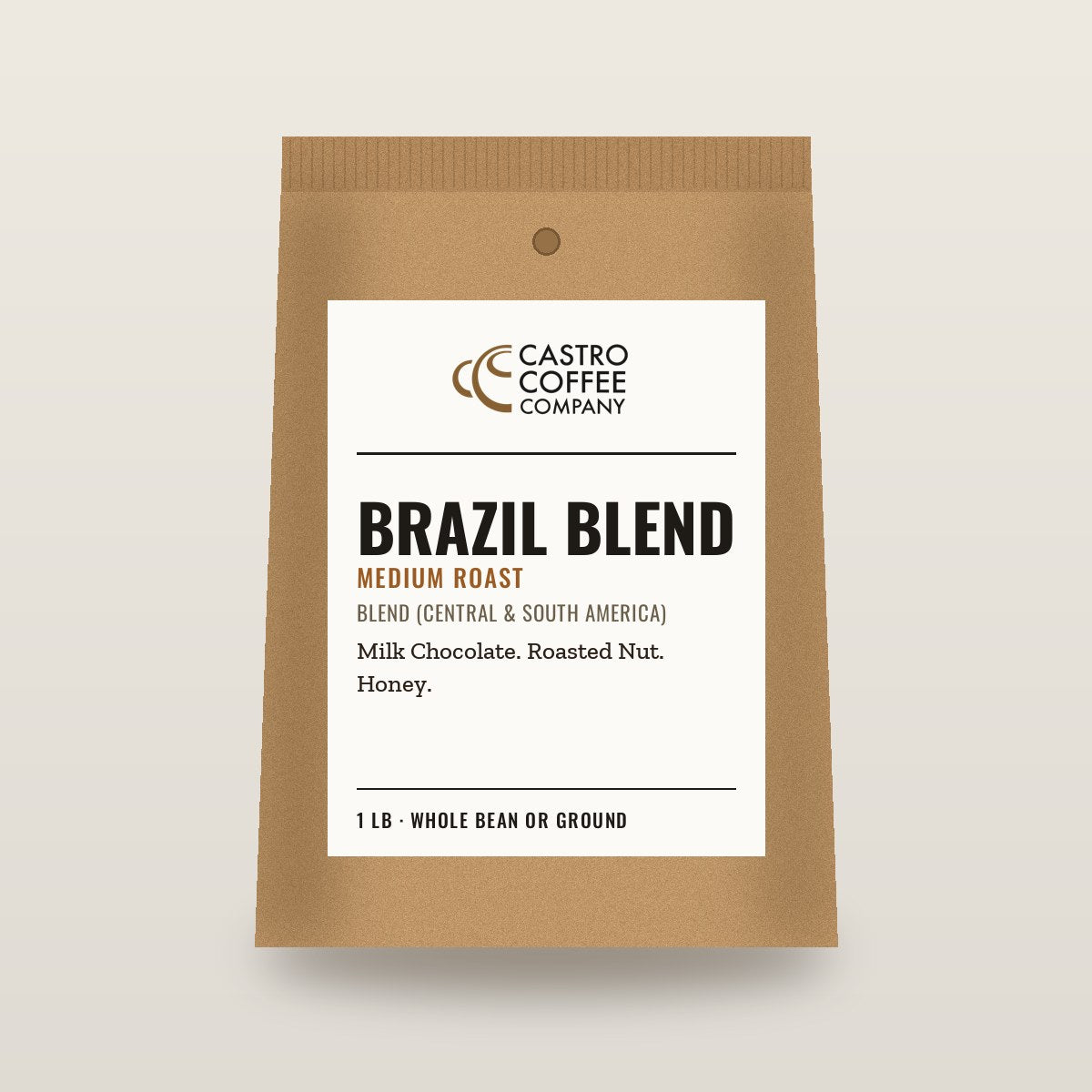 Brazil Blend — Castro Coffee bag