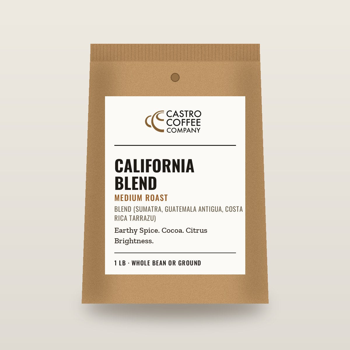 California Blend — Castro Coffee bag