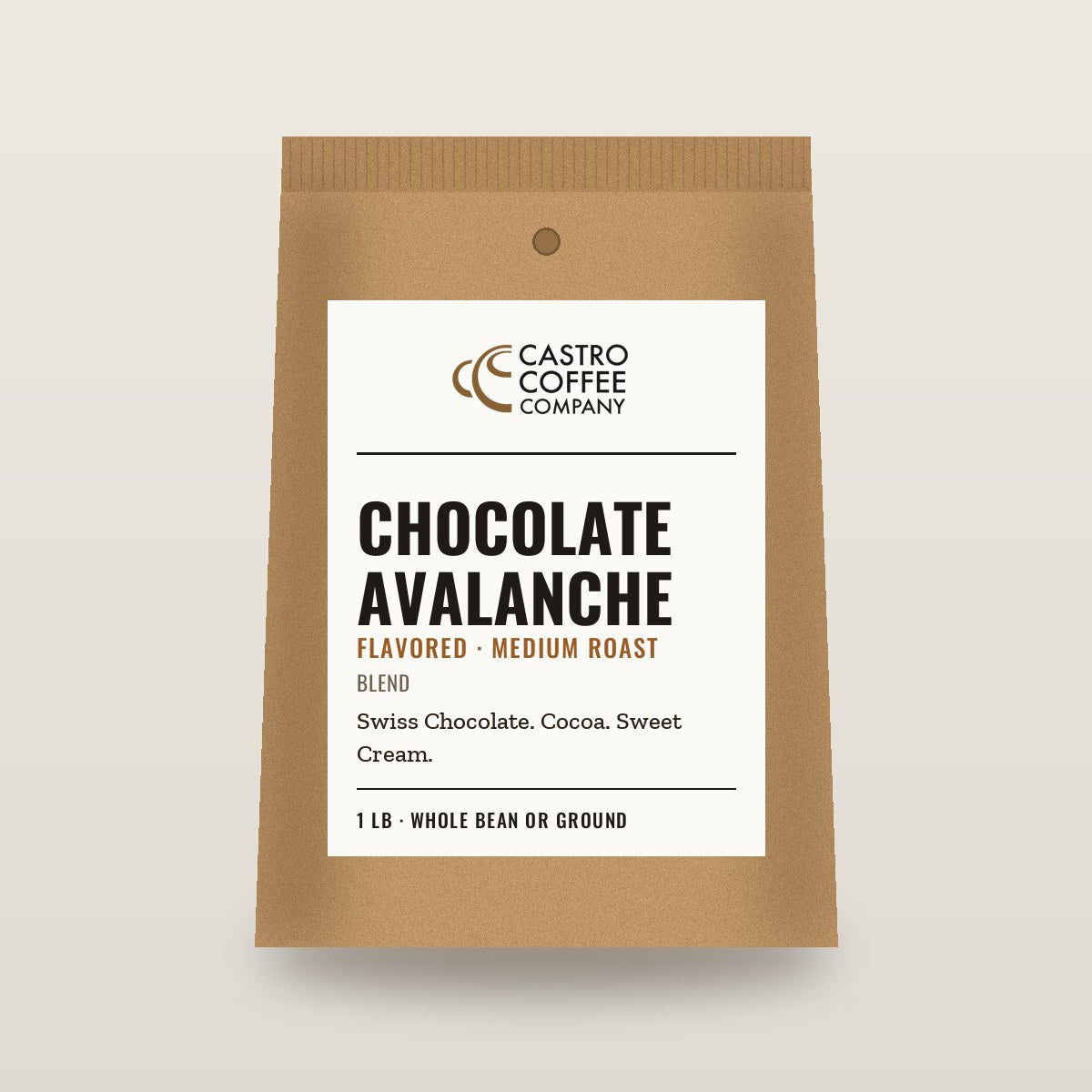 Chocolate Avalanche — Castro Coffee bag