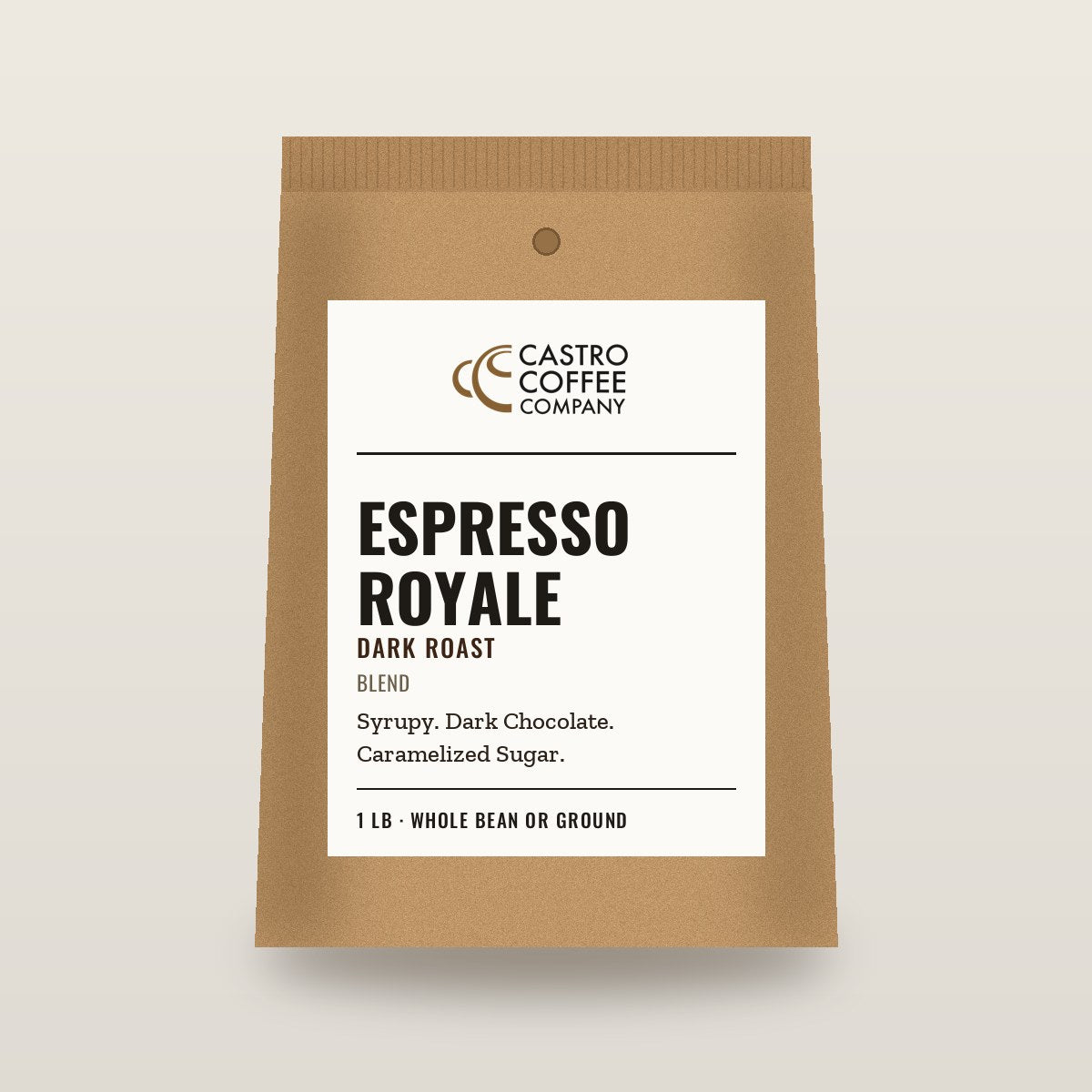 Espresso Royale — Castro Coffee bag