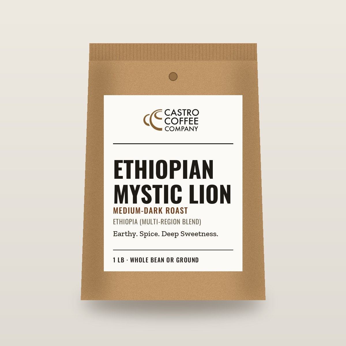 Ethiopian Mystic Lion — Castro Coffee bag