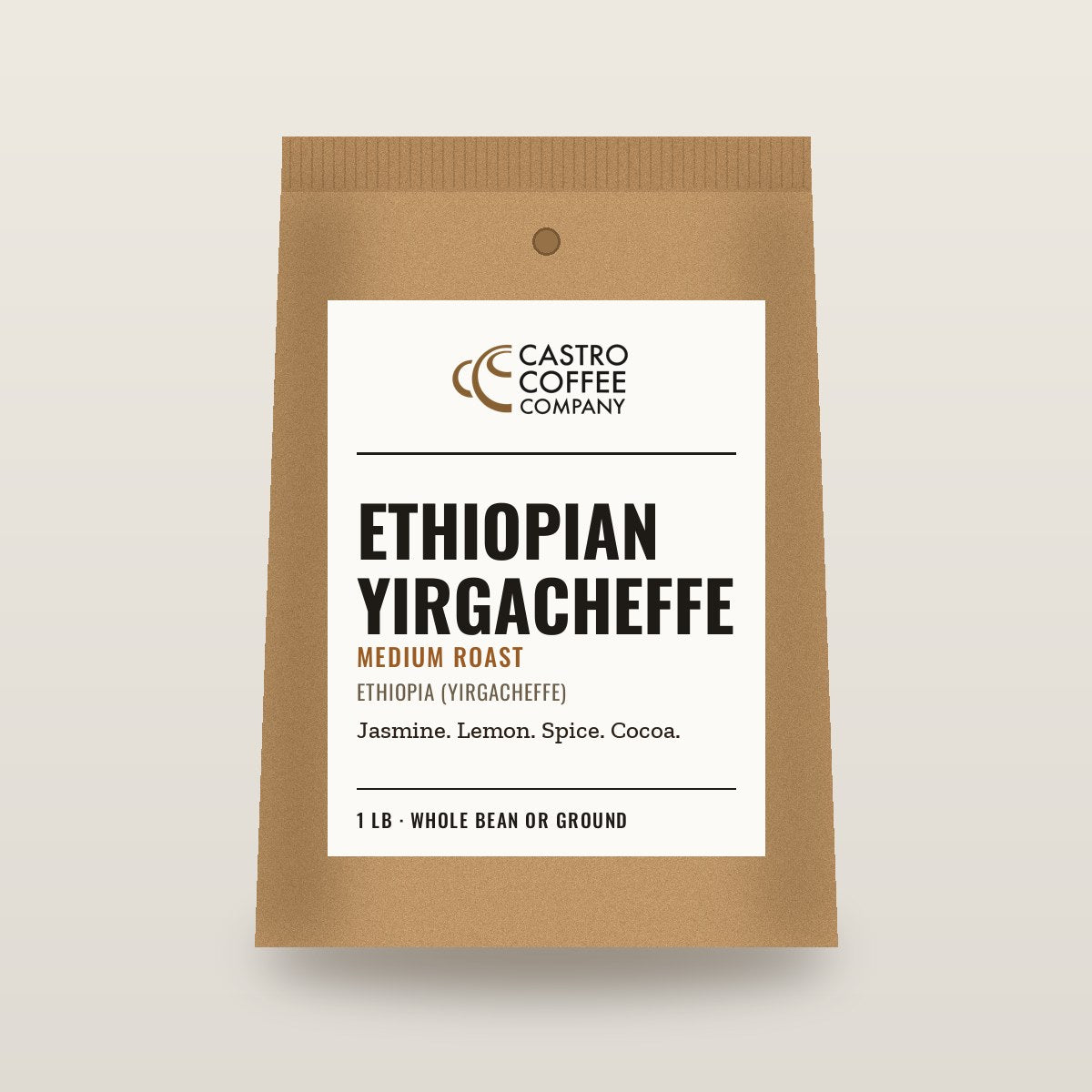Ethiopian Yirgacheffe — Castro Coffee bag