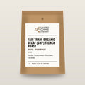 Fair Trade Organic Decaf (SWP) French Roast — Castro Coffee bag