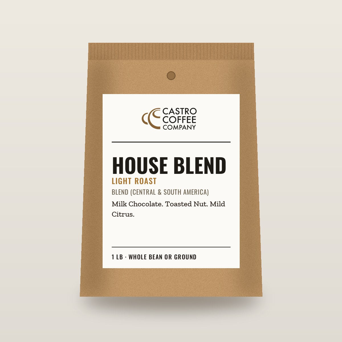 House Blend — Castro Coffee bag