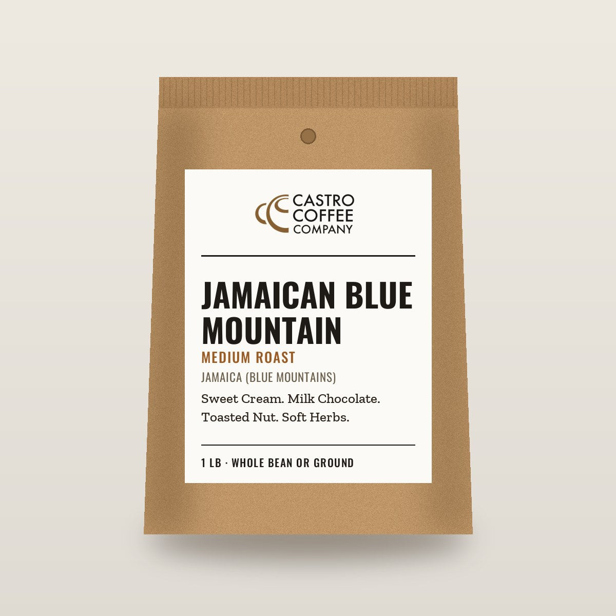 Jamaican Blue Mountain — Castro Coffee bag