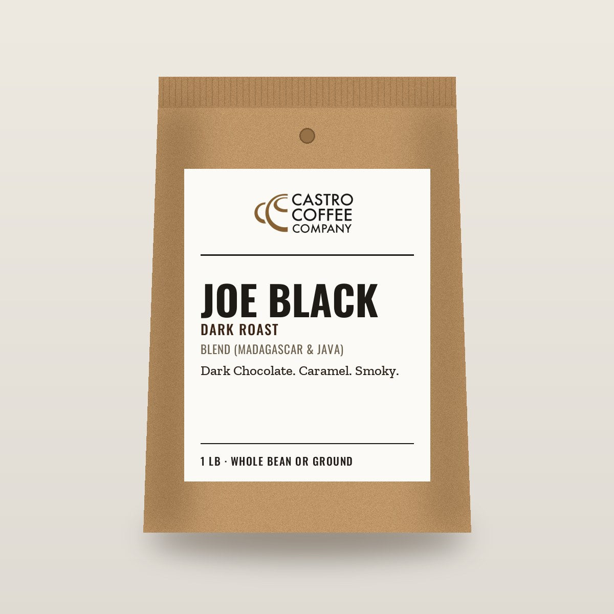 Joe Black — Castro Coffee bag