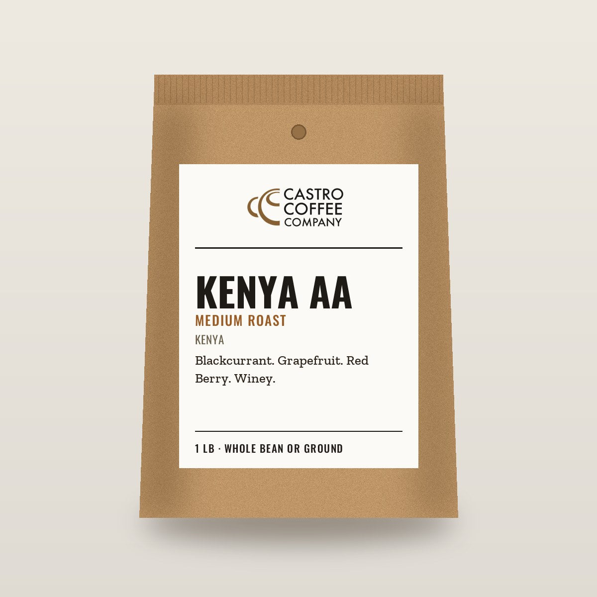 Kenya AA — Castro Coffee bag
