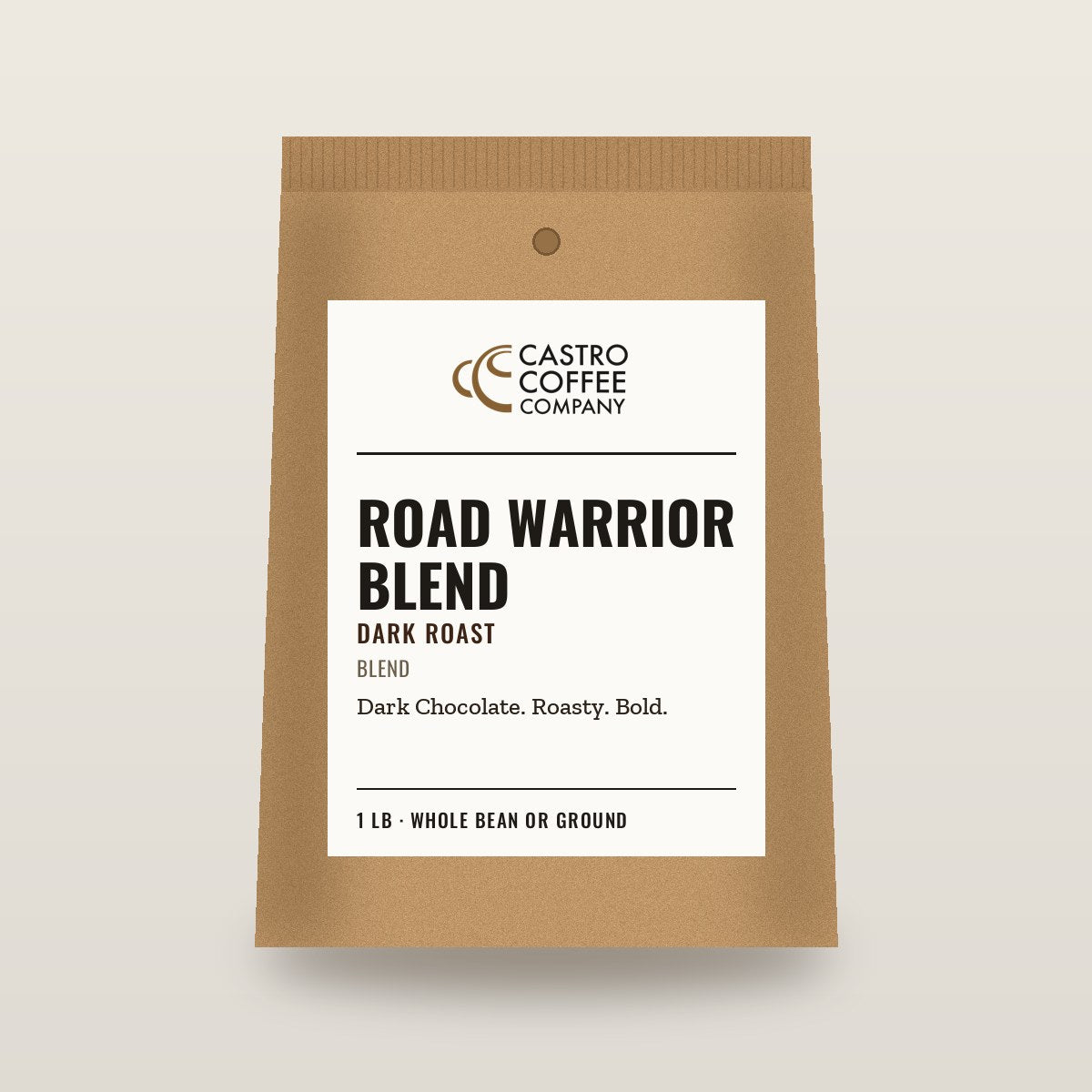 Road Warrior Blend — Castro Coffee bag