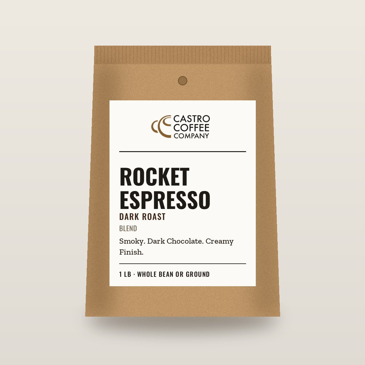 Rocket Espresso — Castro Coffee bag