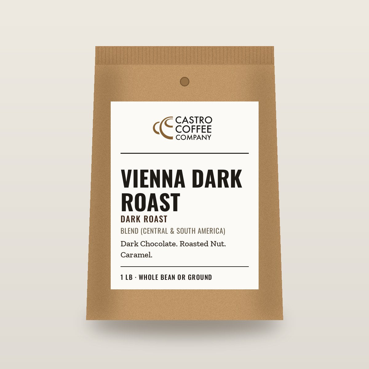 Vienna Dark Roast — Castro Coffee bag
