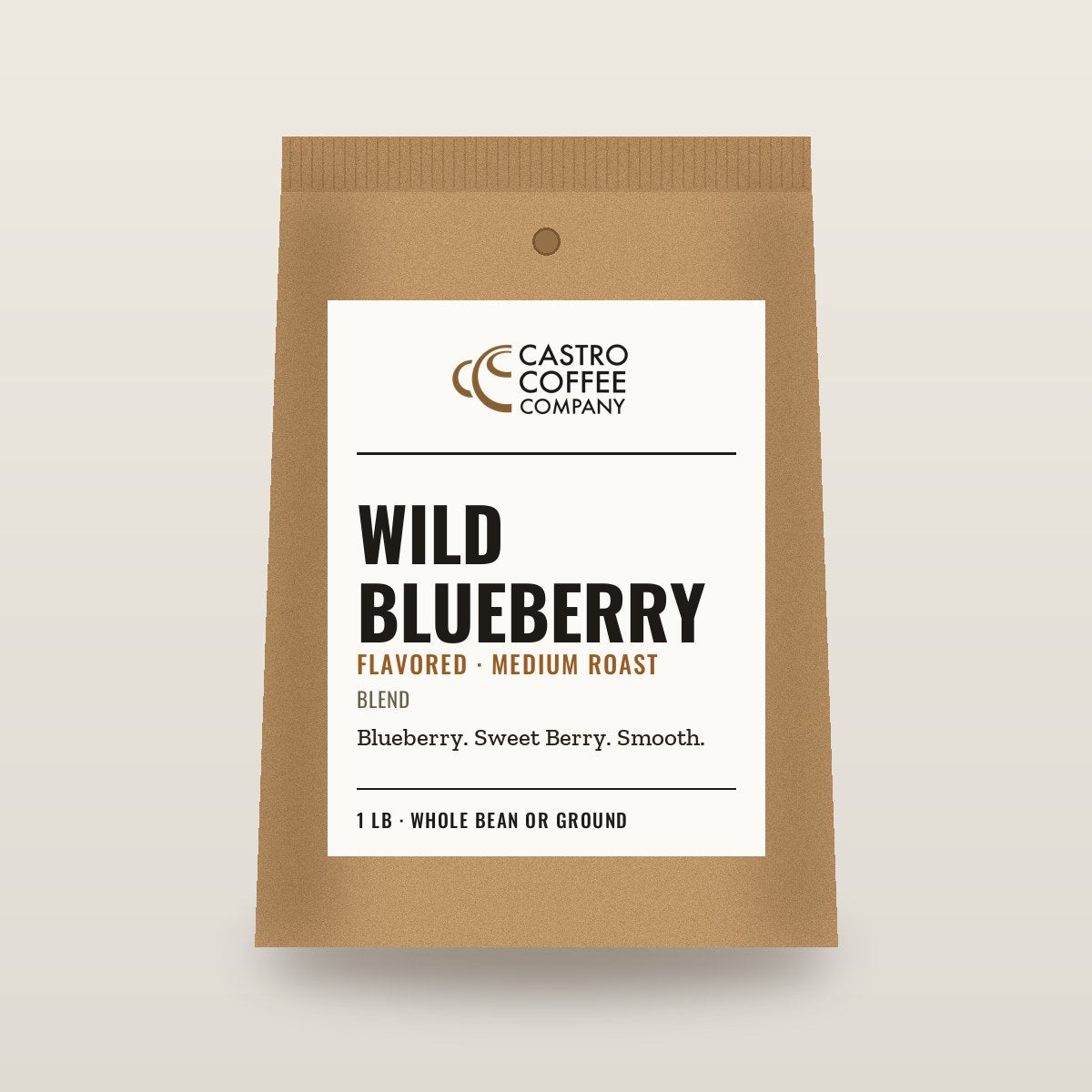 Wild Blueberry — Castro Coffee bag