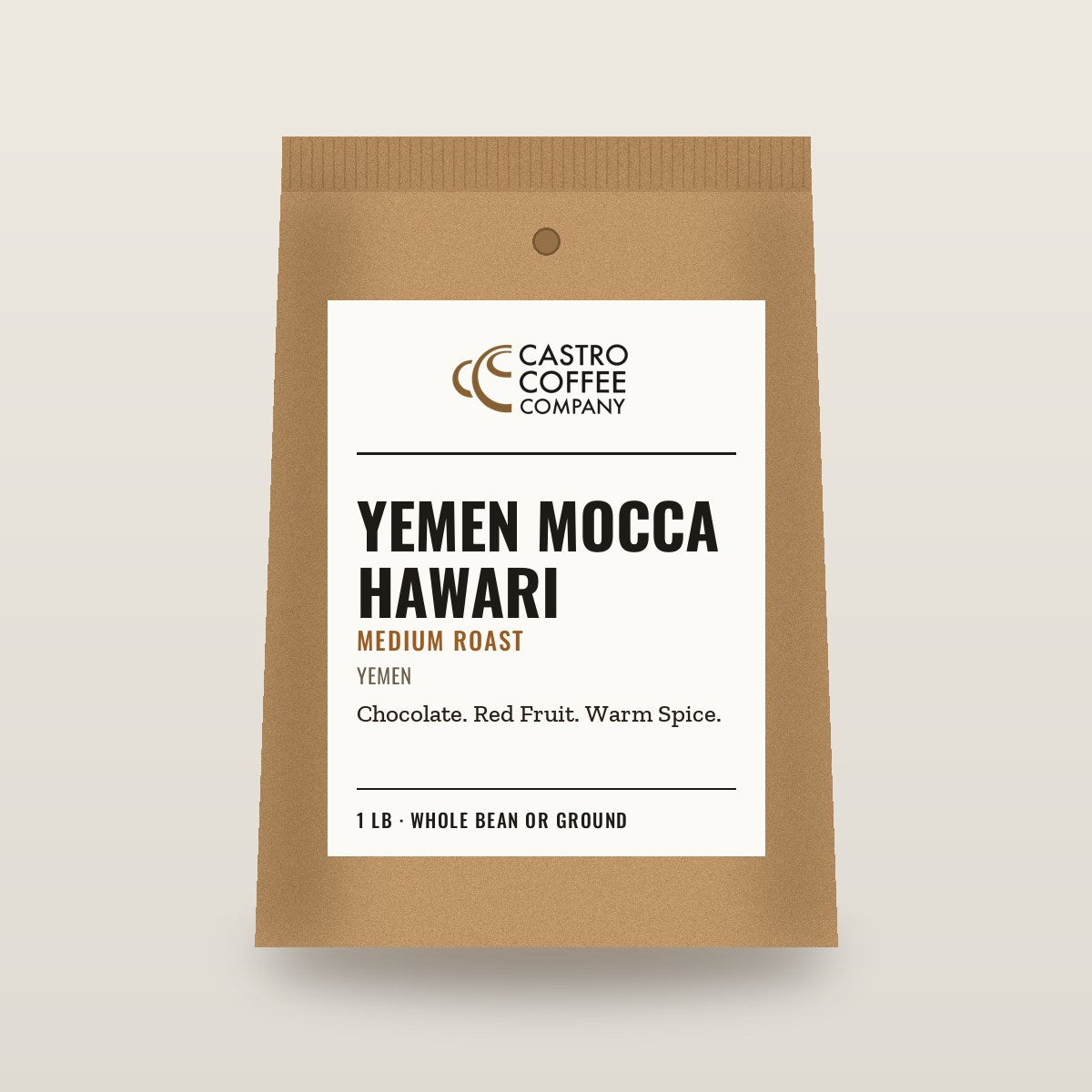 Yemen Mocca hawari — Castro Coffee bag